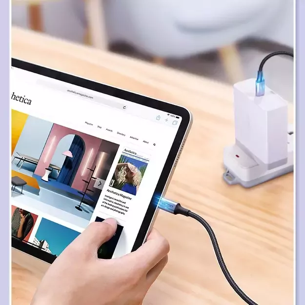 Ugreen US316 70429 USB-C - USB-C PD QC FCP Cable 100W 5A 480Mb/s 2m - Gray 1