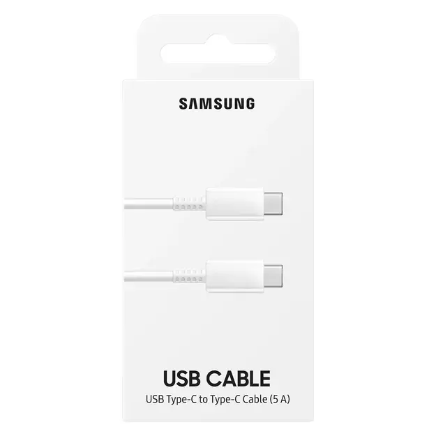 Samsung EP-DN975BWEGWW USB-C - USB-C 5A 480Mb/s cable 1m - white 3