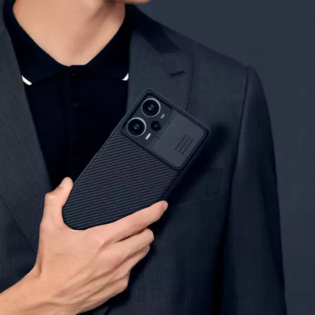 Xiaomi Redmi Note 12 Turbo / Xiaomi Poco F5 Armored Case with Nillkin CamShield Pro Case - Black 32
