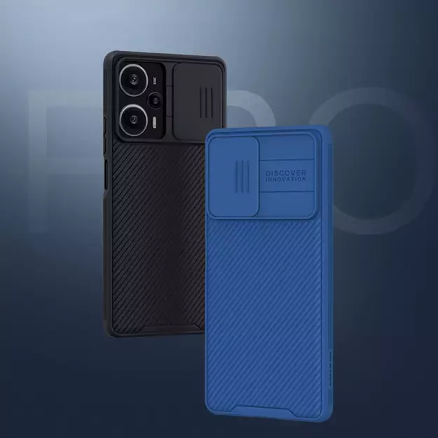 Xiaomi Redmi Note 12 Turbo / Xiaomi Poco F5 Armored Case with Nillkin CamShield Pro Case - Black 24
