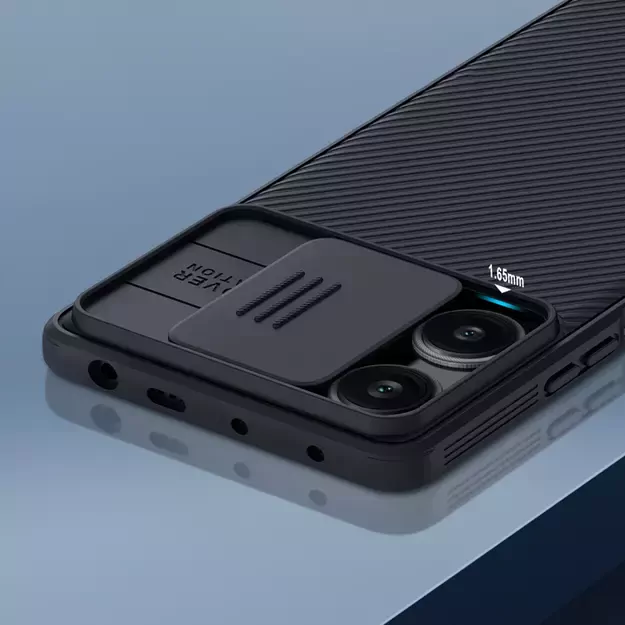 Xiaomi Redmi Note 12 Turbo / Xiaomi Poco F5 Armored Case with Nillkin CamShield Pro Case - Black 25