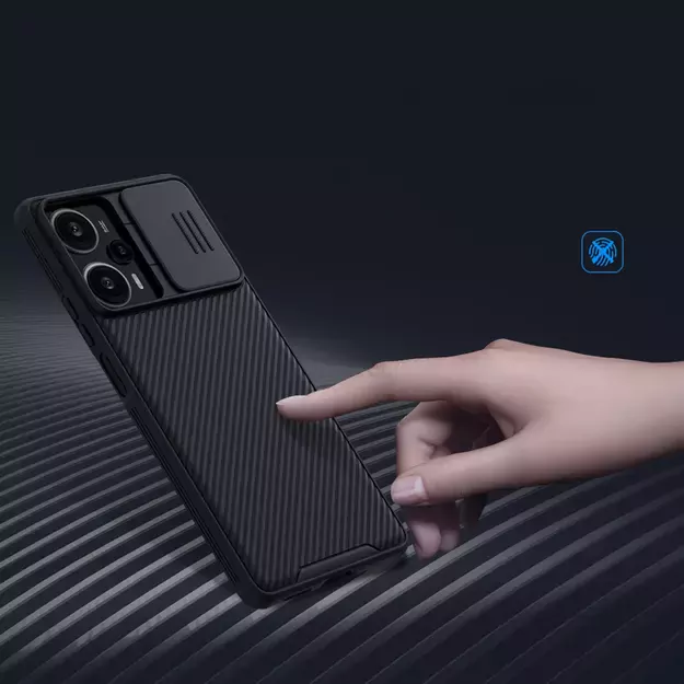 Xiaomi Redmi Note 12 Turbo / Xiaomi Poco F5 Armored Case with Nillkin CamShield Pro Case - Black 27