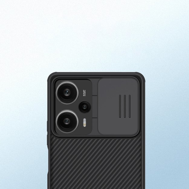 Xiaomi Redmi Note 12 Turbo / Xiaomi Poco F5 Armored Case with Nillkin CamShield Pro Case - Black 13