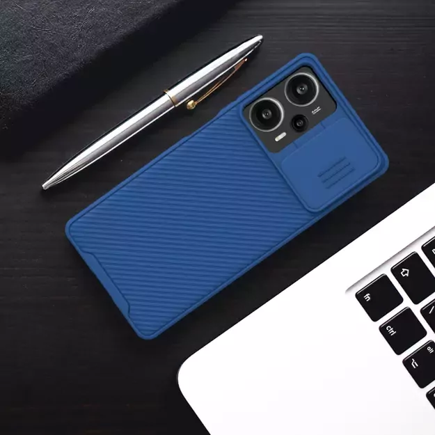 Xiaomi Redmi Note 12 Turbo / Xiaomi Poco F5 Armored Case with Nillkin CamShield Pro Case - Black 34