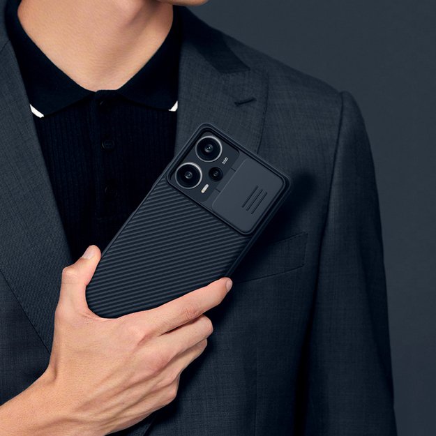 Xiaomi Redmi Note 12 Turbo / Xiaomi Poco F5 Armored Case with Nillkin CamShield Pro Case - Black 15