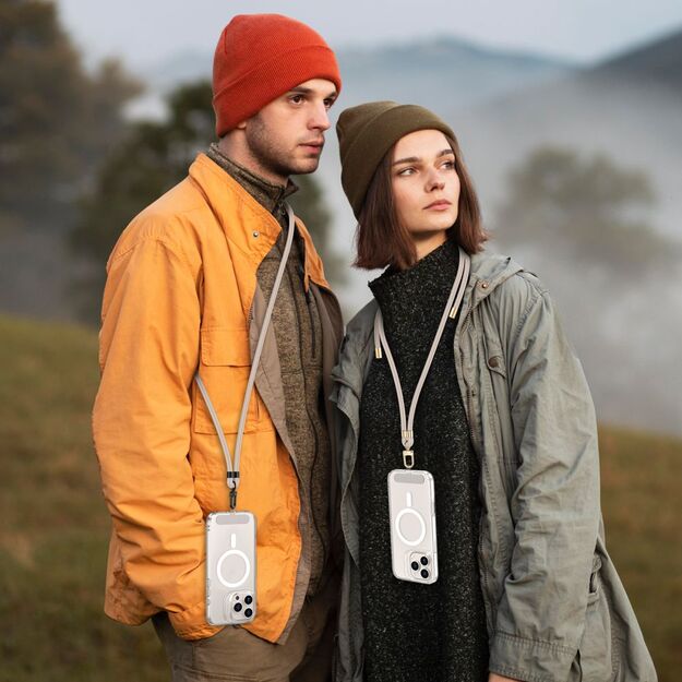 Tech-Protect C7S Rope Crossbody Strap Leash - Beige 2