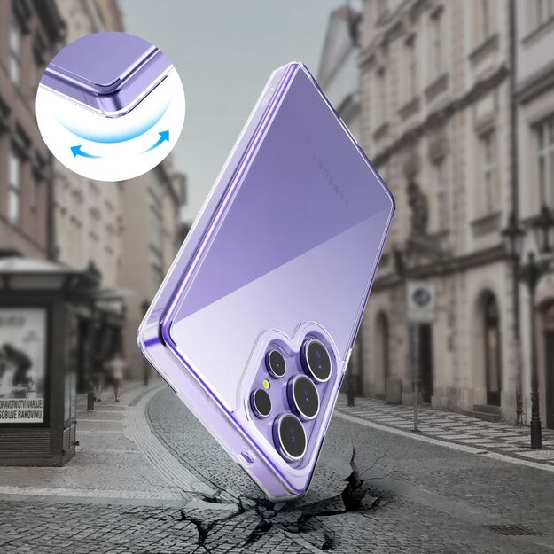 Tech-Protect Flexair Hybrid Case for Samsung Galaxy S25 Ultra - Clear 3