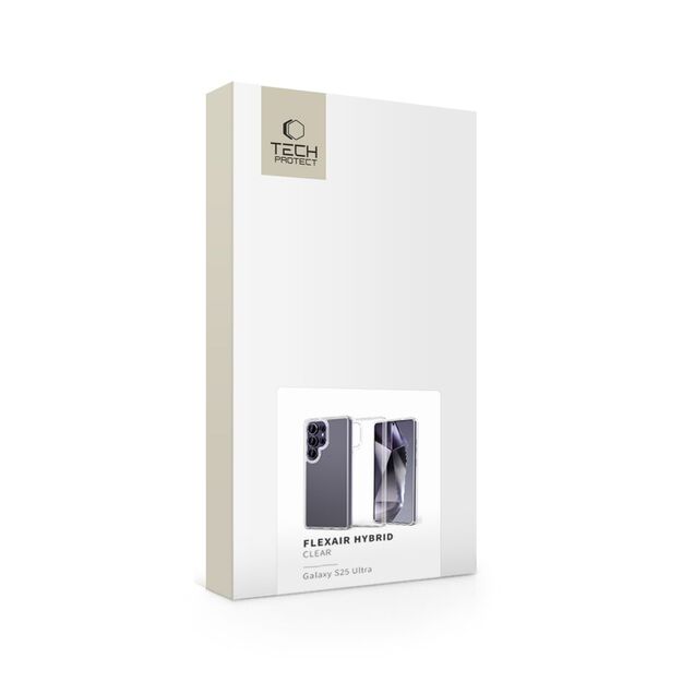 Tech-Protect Flexair Hybrid Case for Samsung Galaxy S25 Ultra - Clear 4