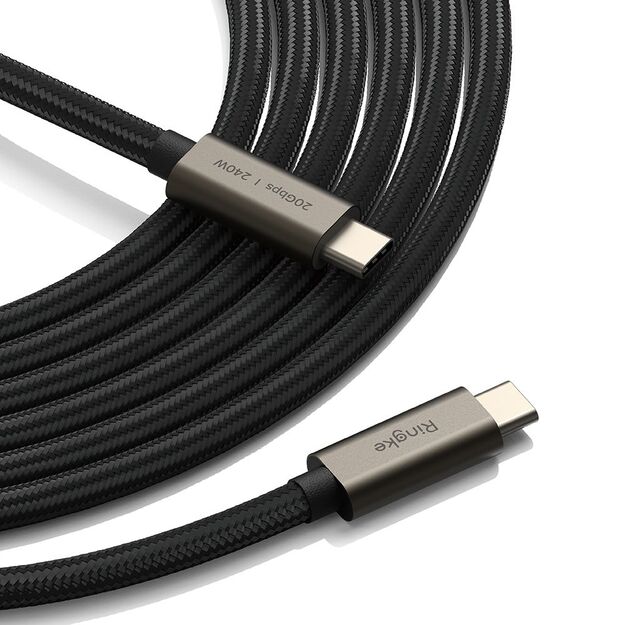 Ringke USB-C 3.2 Gen. PD240W Cable 200cm - Black 2