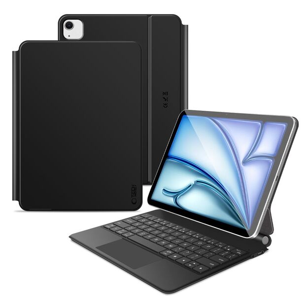 Tech-Protect Smartcase Magnetic with Keyboard for iPad Air 10.9&rdquo; 2020 / 2022 / iPad Air 11&rdquo; 2024 / 2025 - Black