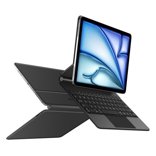 Tech-Protect Smartcase Magnetic with Keyboard for iPad Air 10.9&rdquo; 2020 / 2022 / iPad Air 11&rdquo; 2024 / 2025 - Black 2