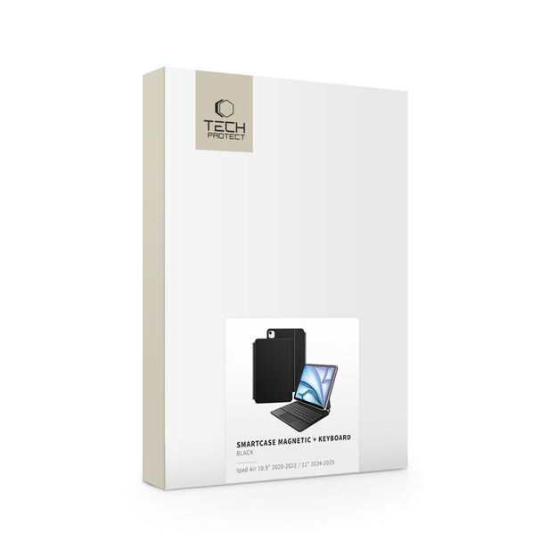 Tech-Protect Smartcase Magnetic with Keyboard for iPad Air 10.9&rdquo; 2020 / 2022 / iPad Air 11&rdquo; 2024 / 2025 - Black 11