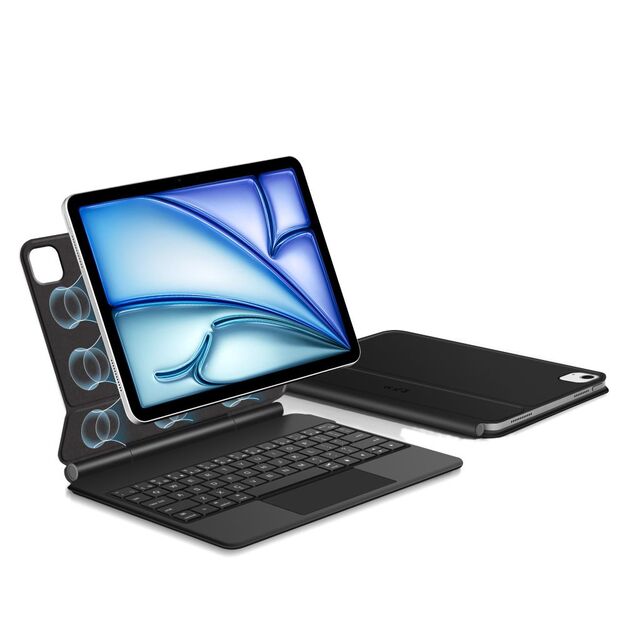 Tech-Protect Smartcase Magnetic with Keyboard for iPad Air 10.9&rdquo; 2020 / 2022 / iPad Air 11&rdquo; 2024 / 2025 - Black 3