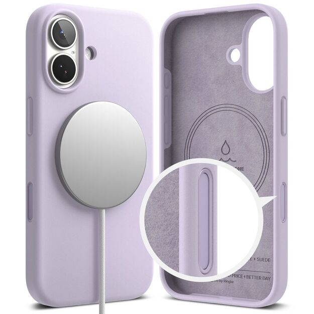 Ringke Silicone Magnetic MagSafe Case for iPhone 17 - Purple 2