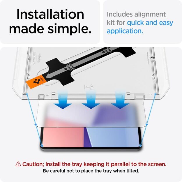 Spigen Glas.tR EZ Fit Tempered Glass for iPad Pro 11' '  2024 2