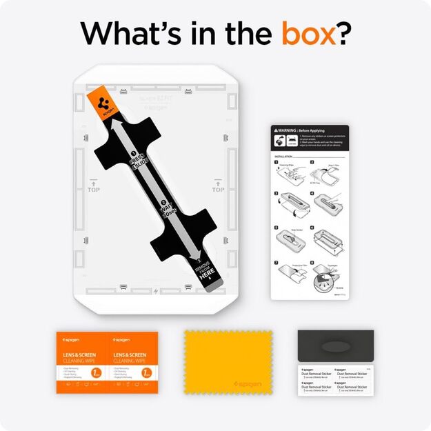 Spigen Glas.tR EZ Fit Tempered Glass for iPad Pro 11' '  2024 4