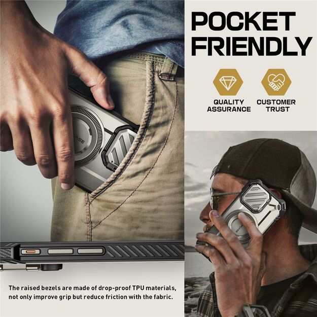 Supcase UB XT Mag Case with MagSafe for iPhone 16 Pro Max - Gray 6