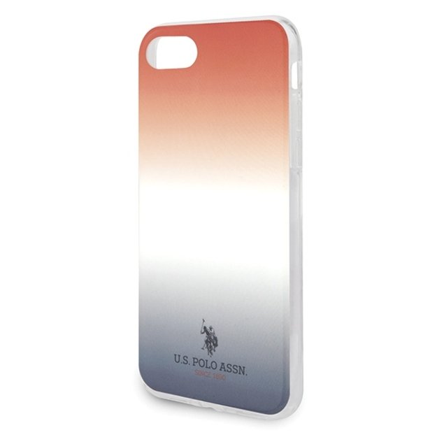 US Polo USHCI8TRDGRB iPhone 7/8/SE 2020 / SE 2022 czerwono-niebieski/blue&red Gradient Pattern Collection 2