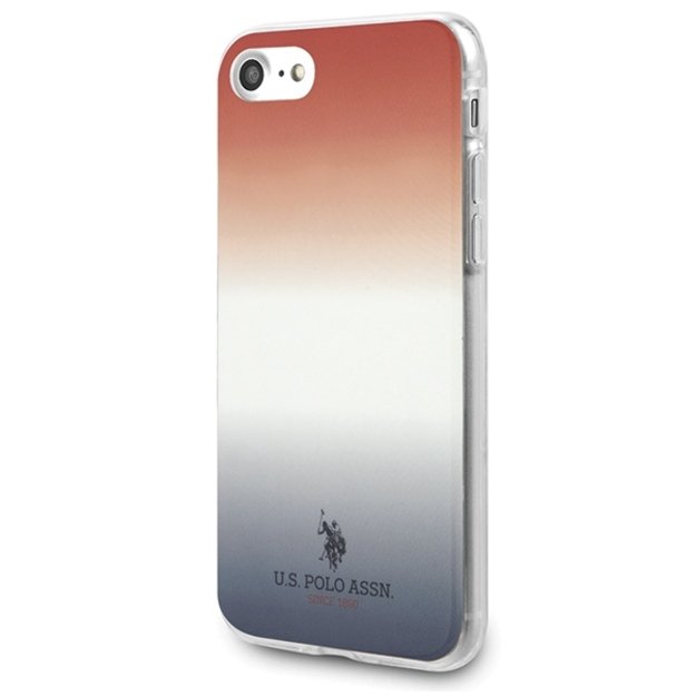 US Polo USHCI8TRDGRB iPhone 7/8/SE 2020 / SE 2022 czerwono-niebieski/blue&red Gradient Pattern Collection 1