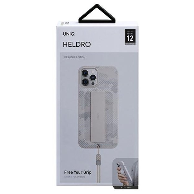 Uniq Heldro case for iPhone 12 Pro Max - beige camouflage 6