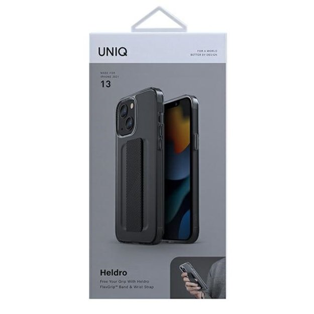 Uniq Heldro case for iPhone 13 - gray 5