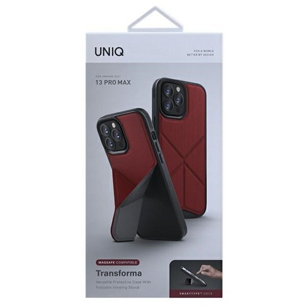 Uniq Transforma MagSafe case for iPhone 13 Pro Max - red 10