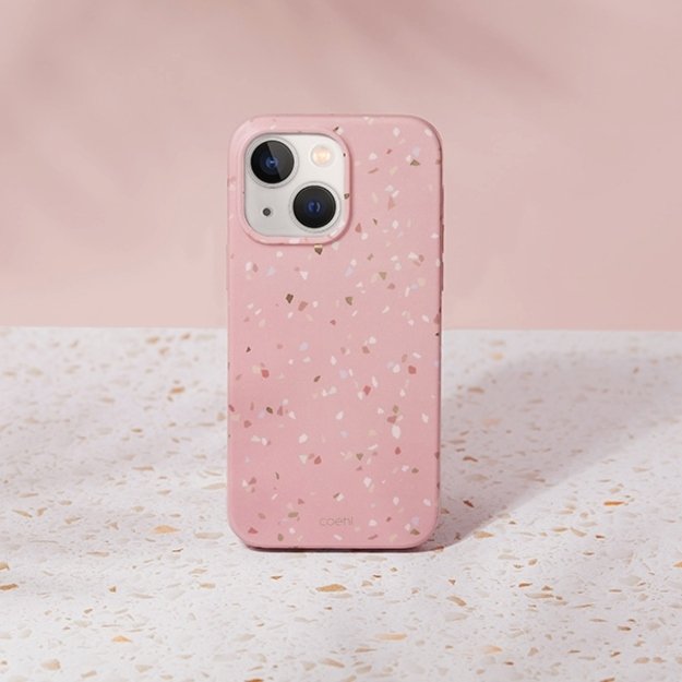 Uniq Coehl Terrazzo case for iPhone 14 Plus - pink 1