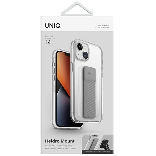Uniq Heldro Mount case for iPhone 14 - transparent 8