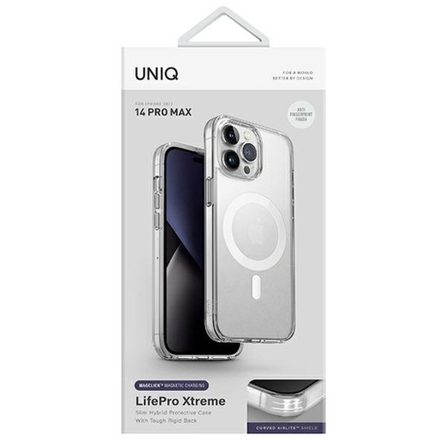 Uniq LifePro Xtreme Magclick Charging case for iPhone 14 Pro Max - transparent 3
