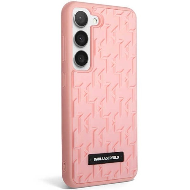 Karl Lagerfeld 3D Monogram Case for Samsung Galaxy S23+ - Pink 2