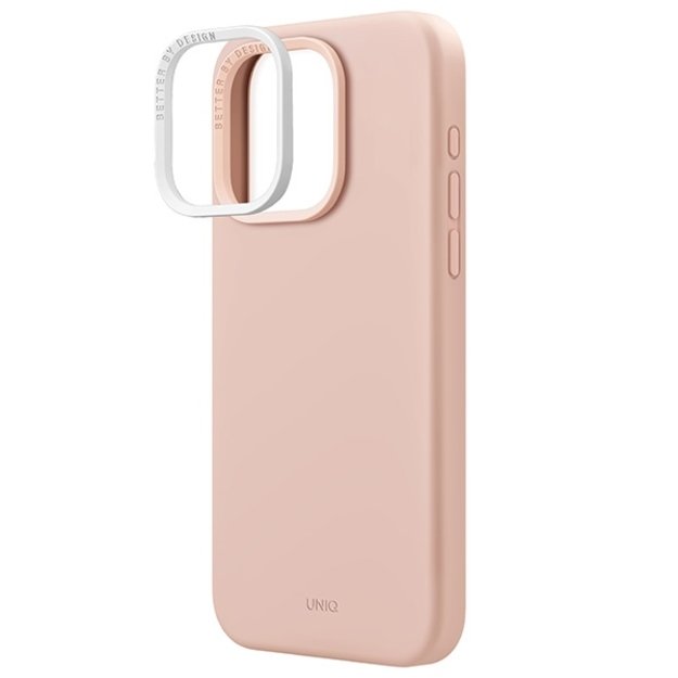 Uniq Lino Hue Magclick Charging case for iPhone 15 Pro Max - pink 2