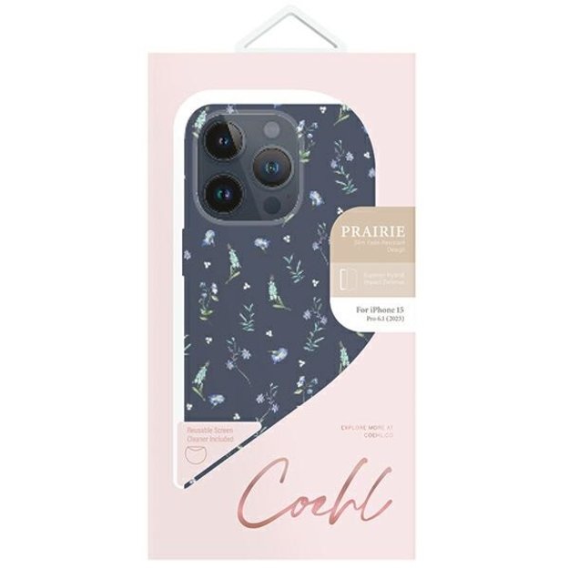 Uniq Coehl Prairie case for iPhone 15 Pro - navy blue 2