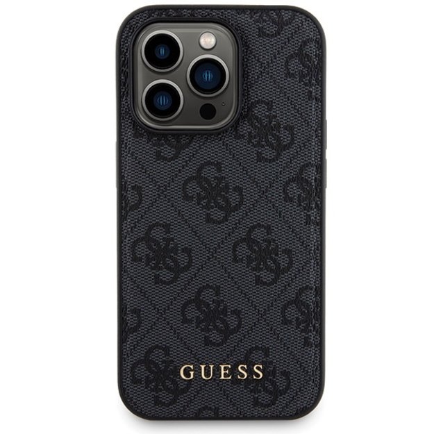 Guess 4G Metal Logo Case Set for iPhone 15 Pro Max + 5000mAh MagSafe Powerbank - Black 2
