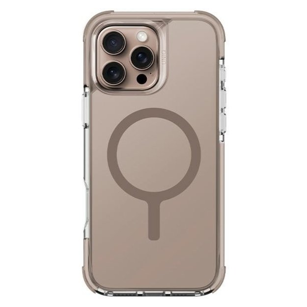 Uniq Combat iPhone 16 Pro 6.3&quot  Magclick Charging case gold/taupe gold 1