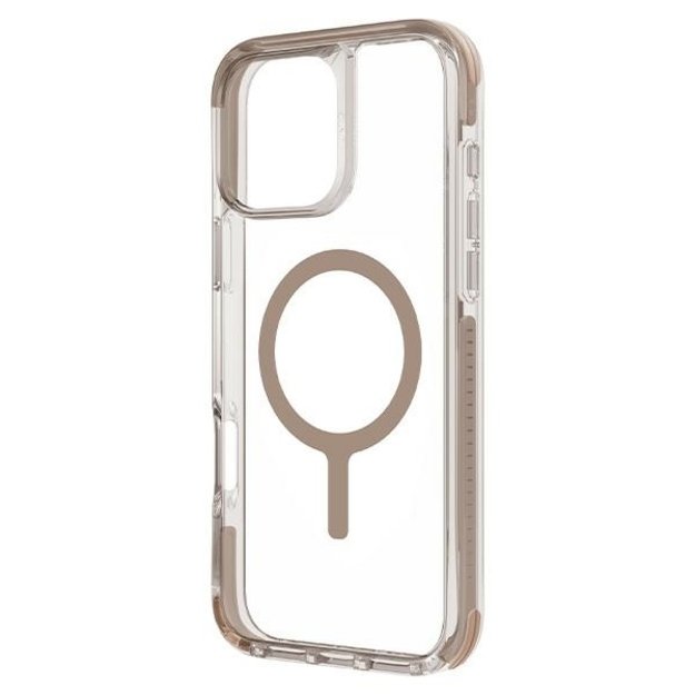 Uniq Combat iPhone 16 Pro 6.3&quot  Magclick Charging case gold/taupe gold 2