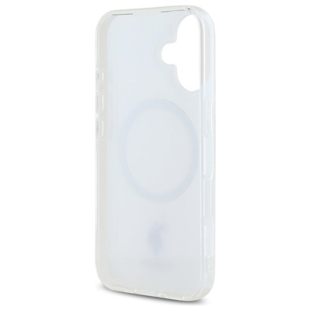 US Polo IML Ring MagSafe iPhone 16 Case - White 6