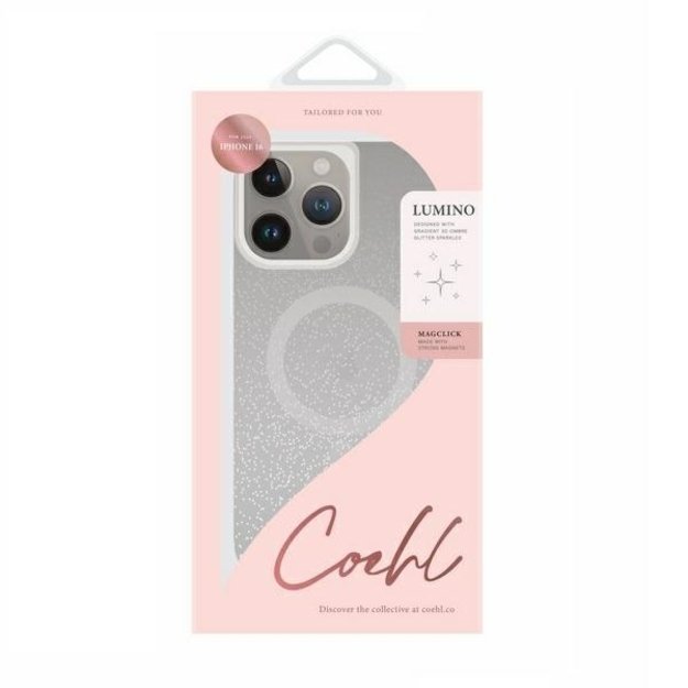Uniq Coehl Lumino Magnetic Charging case for iPhone 16 - silver 3