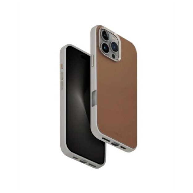 Uniq Lyden DS iPhone 16 Pro Max 6.9&quot  Magclick Charging case caramel/caramel-ivory