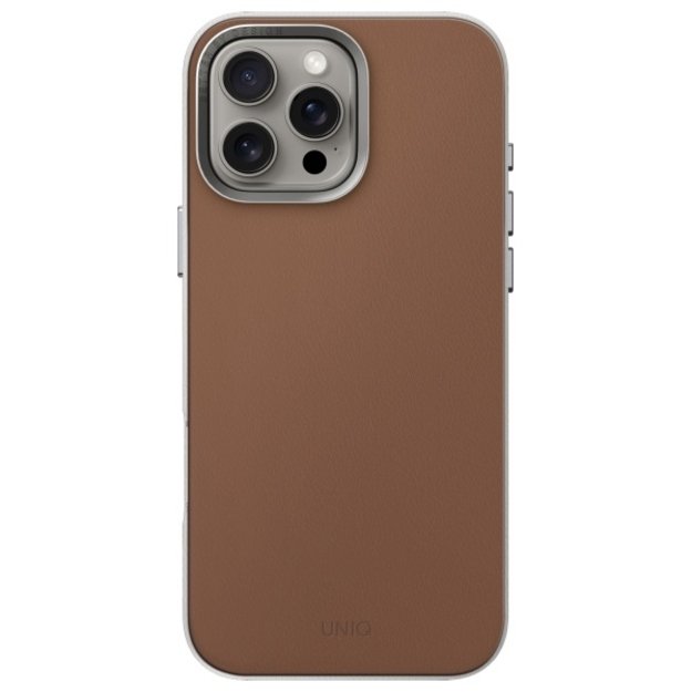 Uniq Lyden DS iPhone 16 Pro Max 6.9&quot  Magclick Charging case caramel/caramel-ivory 1