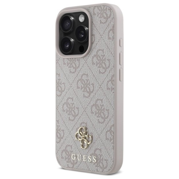 Guess Small Classic MagSafe iPhone 16 Pro Case - Pink 1
