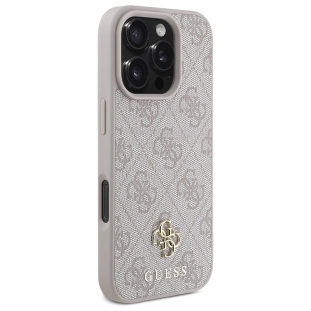 Guess Small Classic MagSafe iPhone 16 Pro Case - Pink 3