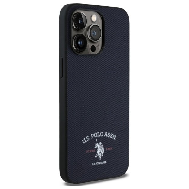 US Polo USHCP15XPARV iPhone 15 Pro Max 6.7&quot  Navy Printed DH Logo 3