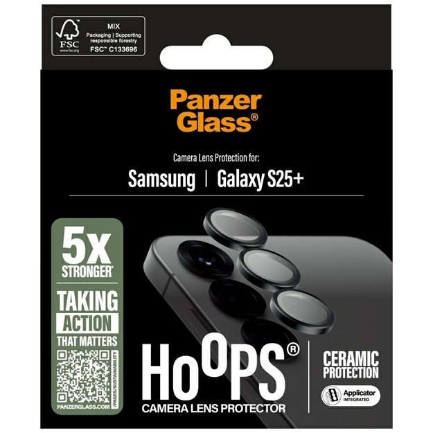 PanzerGlass Hoops Lens Protector for Samsung Galaxy S25+ 3