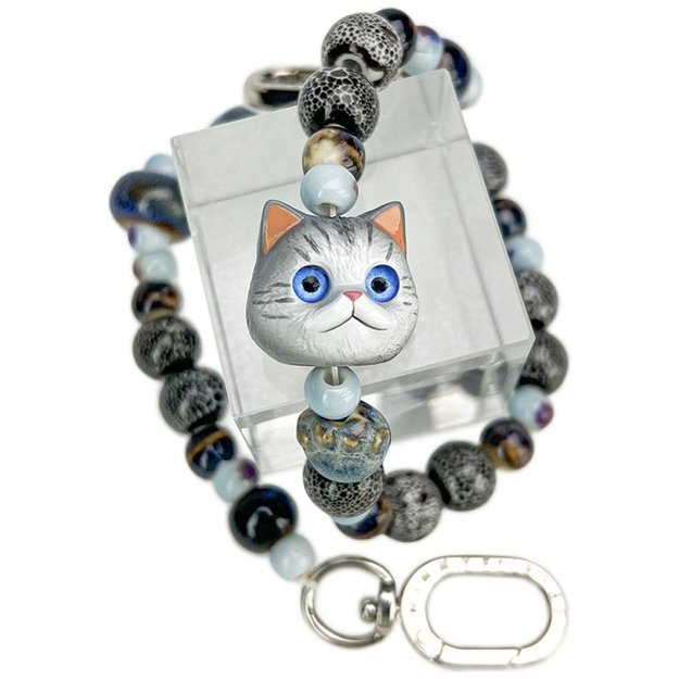Nimmy New Big Eye Cute Pets 2.0 Bag Charm - Gray 5