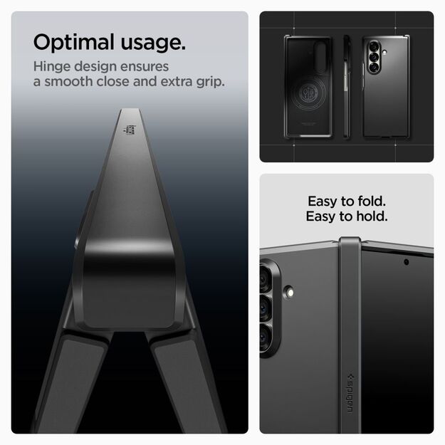 Spigen Tough Armor Pro Mag MagSafe Case for Samsung Galaxy Z Fold 7 - Black 12