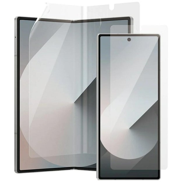 PanzerGlass FlipFoldFlex 2-in-1 Protective Set Classic Fit Glass + Ultra-Wide Fit TPU Film for Samsung Galaxy Fold7 1