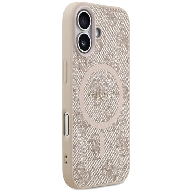 Guess 4G Ring Classic Logo MagSafe Case for iPhone 17 - Pink 3