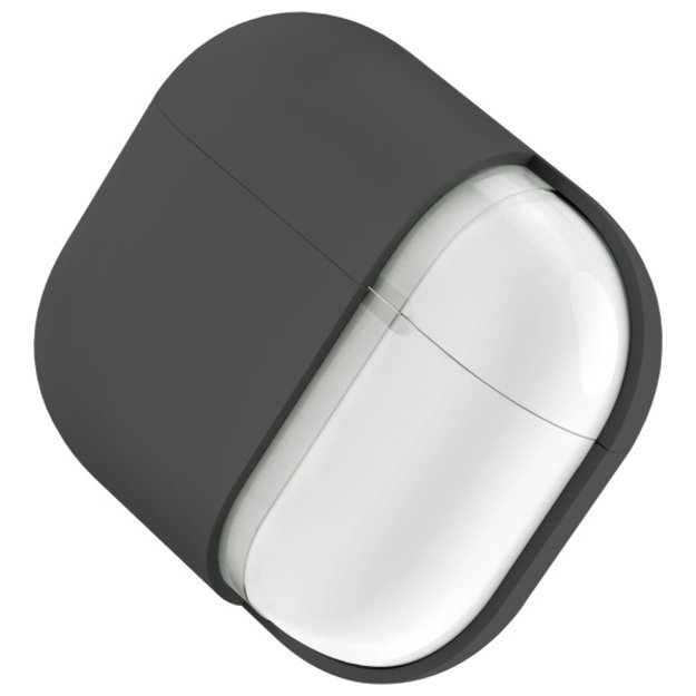 Uniq Lino Silicone AirPods 4 Case - Gray 4