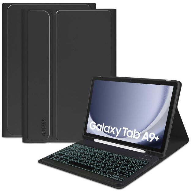 Tech-Protect SC Pen + Keyboard Case with Keyboard for Samsung Galaxy Tab A9+ 11&quot  X210 / X215 / X216 - Black