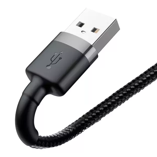 Baseus Cafule USB-A / Lightning 2A QC 3.0 cable 3 m - black and gray 3
